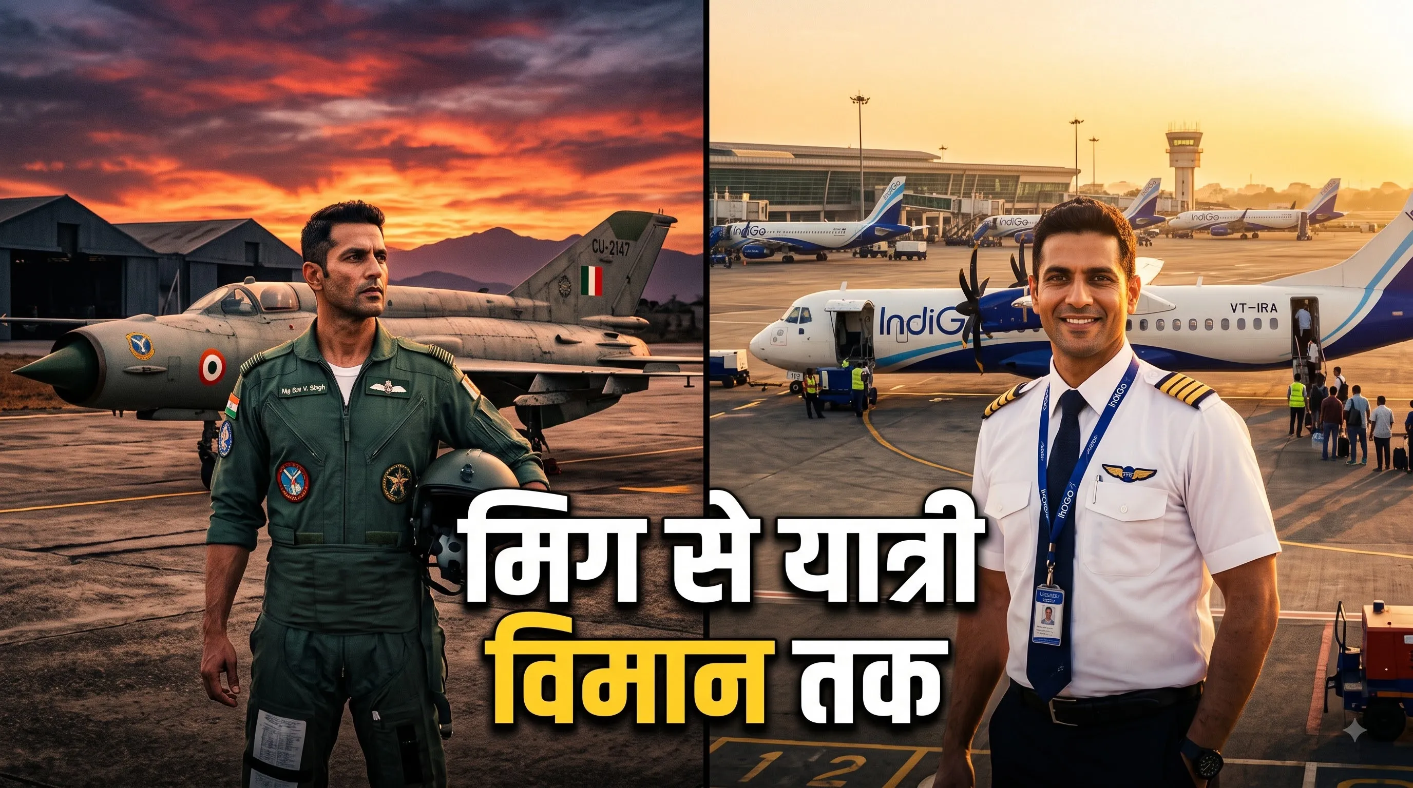 मिग से मुंबई-गोवा तक: विंग कमांडर से विमान के कैप्टन बने अभिनंदन! ✈️