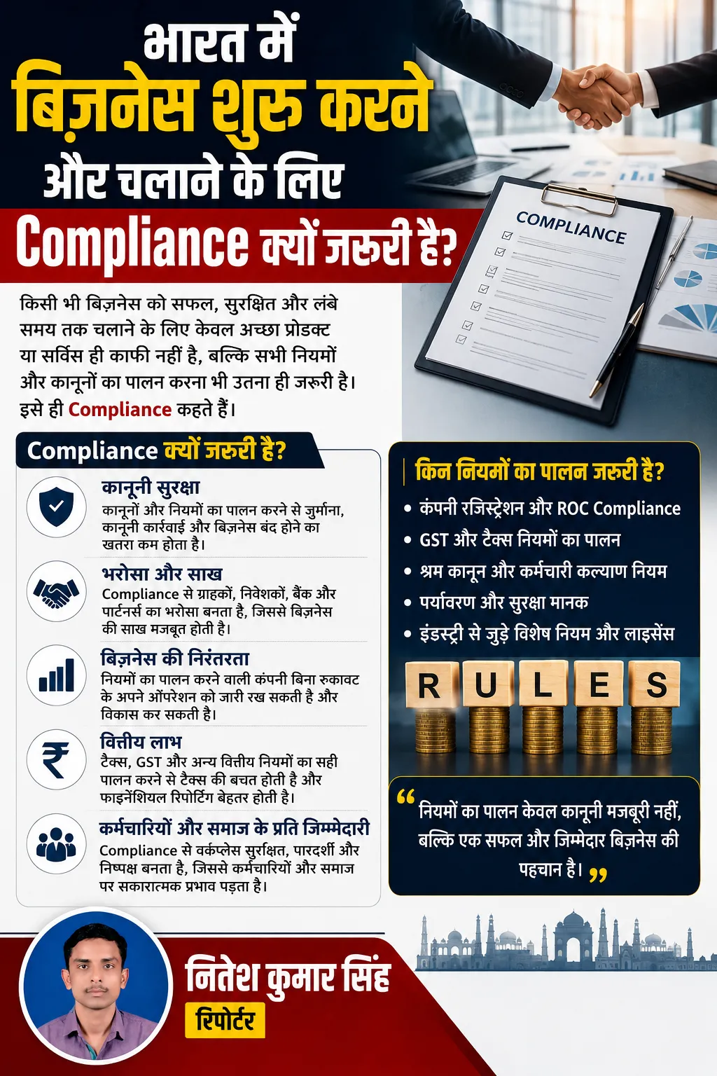 भारत में बिज़नेस शुरू करने और चलाने के लिए Compliance क्यों जरूरी है?