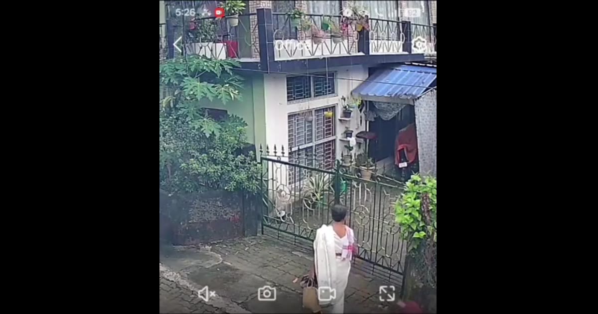 Elderly Woman's Chain Snatched in Sivasagar Assam ; Incident Caught on CCT